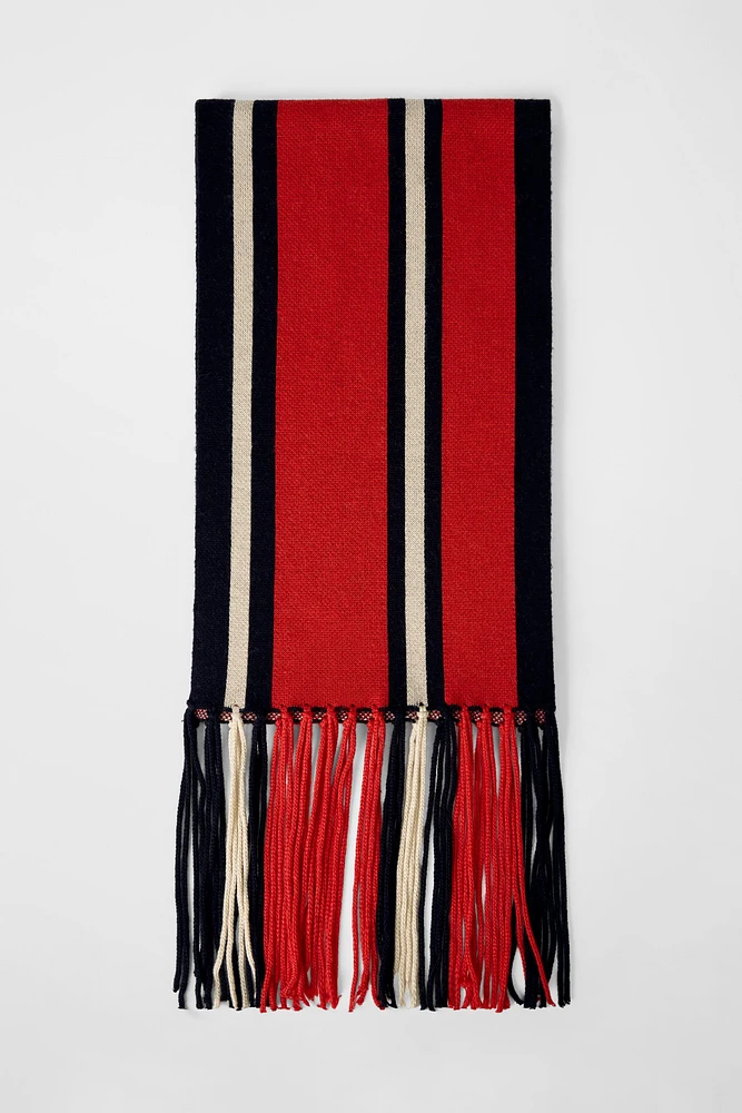 ÉCHARPE À RAYURES BOBBY GILLESPIE X ZARA