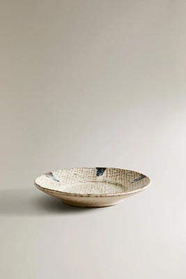 TEXTURED STONEWARE SIDE PLATE
