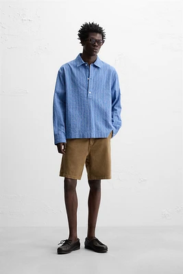 CHEMISE POLO À RAYURES