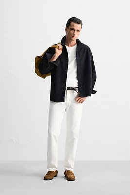LIMITED EDITION SUEDE LEATHER OVERSHIRT