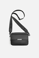 TEXTURED CROSSBODY BAG