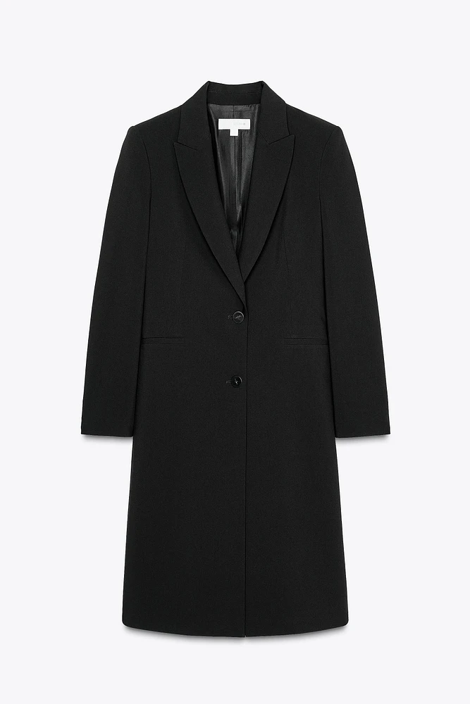 BLAZER LONG À ÉPAULETTES