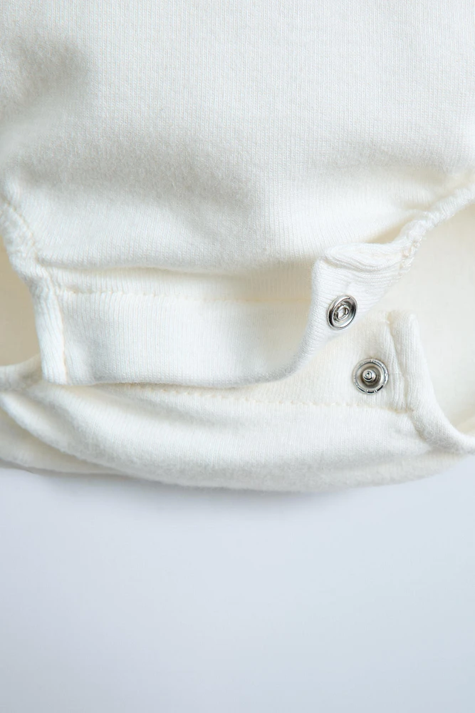 BODY COL CLAUDINE BRODÉ FLEURS