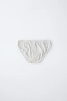 6-14 ANS/ LOT DE TROIS CULOTTES DENTELLE