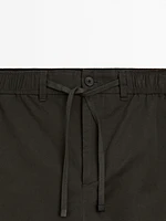 Pantalon de jogging en coton mélang