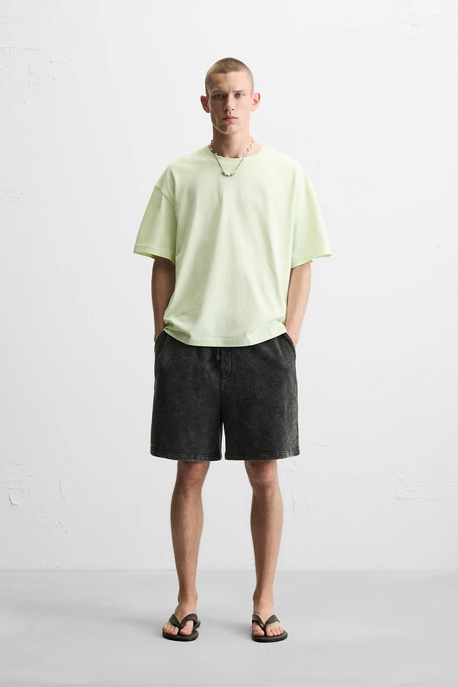 PRINTED TEXT T-SHIRT