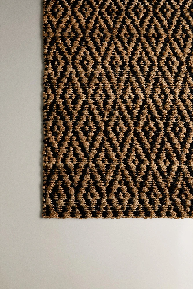 DIAMONDS JUTE AREA RUG