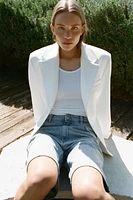 FITTED WAIST BLAZER