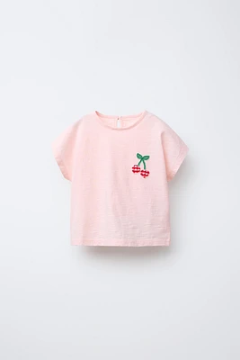 T-SHIRT CERISES