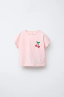 T-SHIRT CERISES