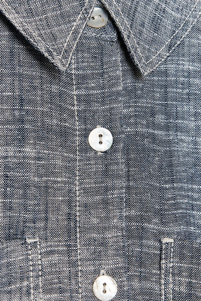 CHEMISE COURTE À POCHES