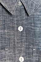 CHEMISE COURTE À POCHES