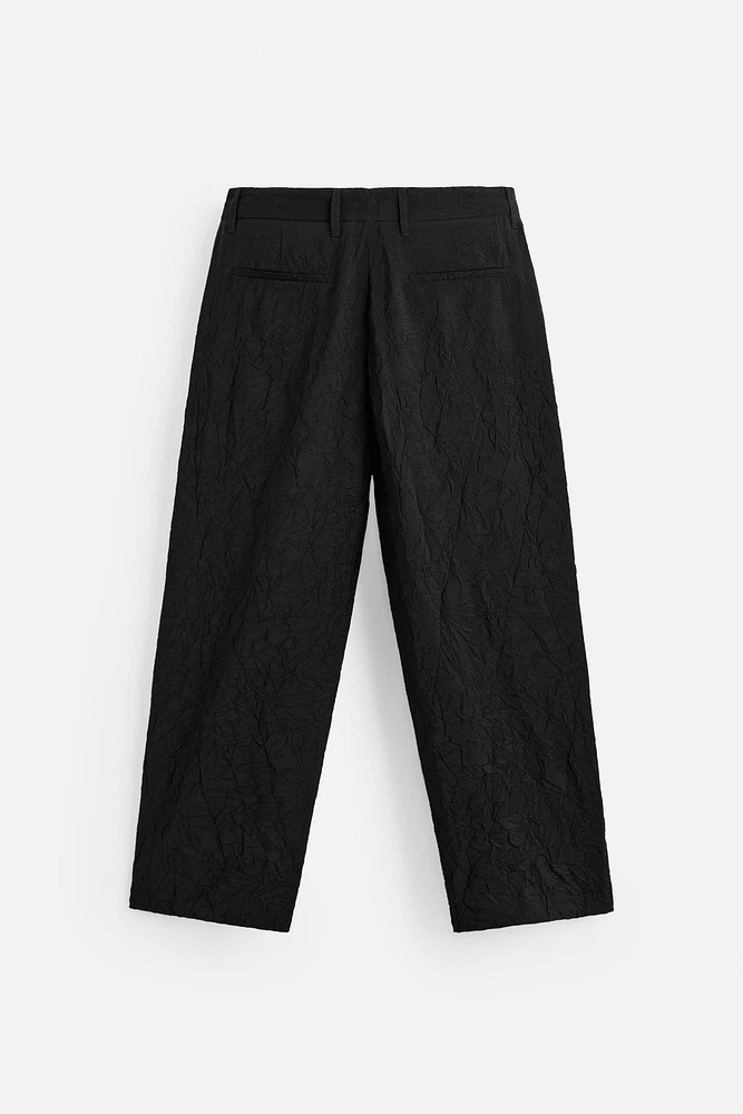 WRINKLE LOOK PANTS