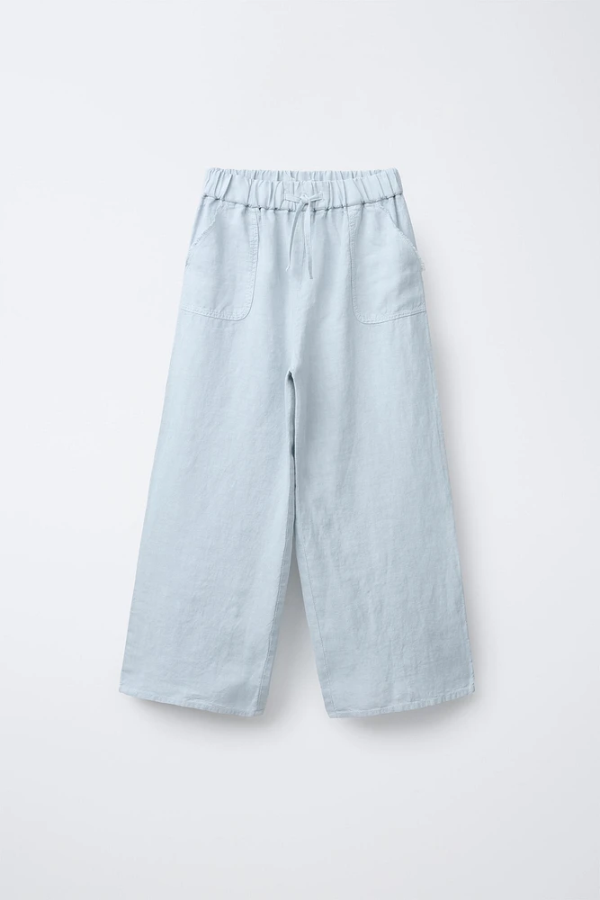 PANTALON 100 % LIN