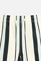 STRIPED MID-LENGTH SWIMSUIT