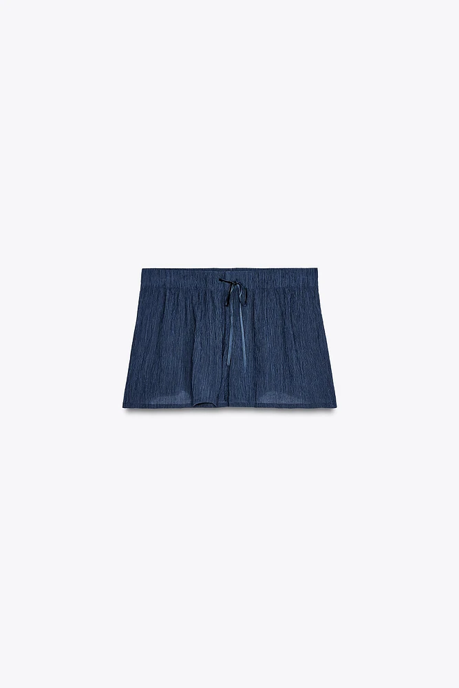 SHORT FLUIDE STRUCTURÉ