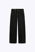 SLOUCHY TRF JEANS WITH A MID WAIST
