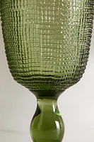 VERRE À VIN RECYCLABLE RELIEF