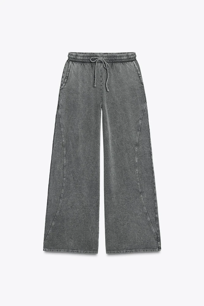 WASHED EFFECT PANTS