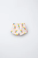 ICE CREAM PRINT SHORTS