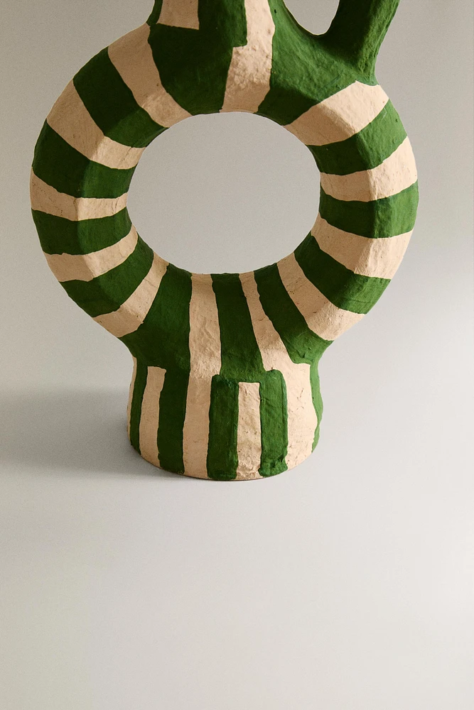 PAPIER-MÂCHÉ CANDLESTICK