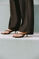 ELASTIC WAIST WIDE LEG PANTS