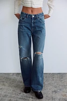 JEAN TRF CURVED TAILLE HAUTE