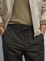 Pantalon de jogging en coton mélang