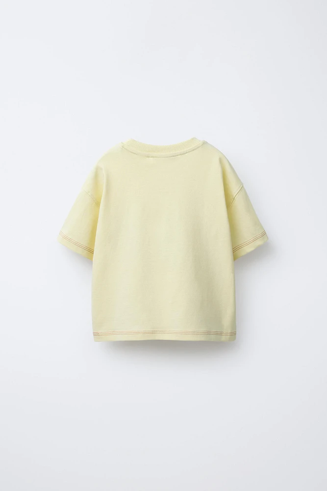 TOPSTITCH POCKET T-SHIRT