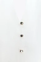 LINEN HALTER VEST TOP