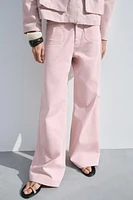 FULL LENGTH ZW COLLECTION STRAIGHT LEG JEANS WITH A HIGH WAIST