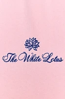THE WHITE LOTUS FLEECE PANTS