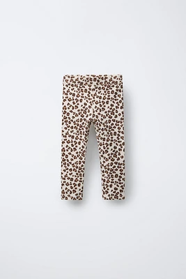 LEGGING CÔTELÉ ET IMPRIMÉ