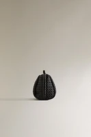 WAFFLE-TEXTURE FABRIC TOILETRY BAG