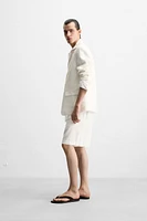 BOUCLÉ TEXTURED SHORTS