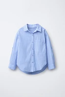 STRIPED OXFORD SHIRT AND RIB T-SHIRT PACK
