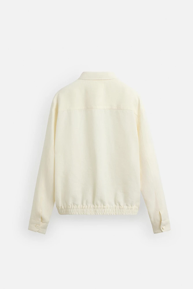 LIMITED EDITION 100% LINEN POCKET JACKET