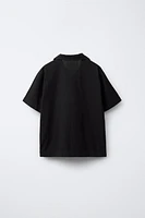 COTTON LINEN BLEND SHIRT