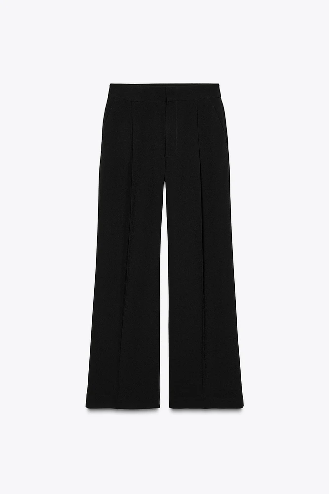 WIDE FIT PANTS WITH DARTS ZW COLLECTION