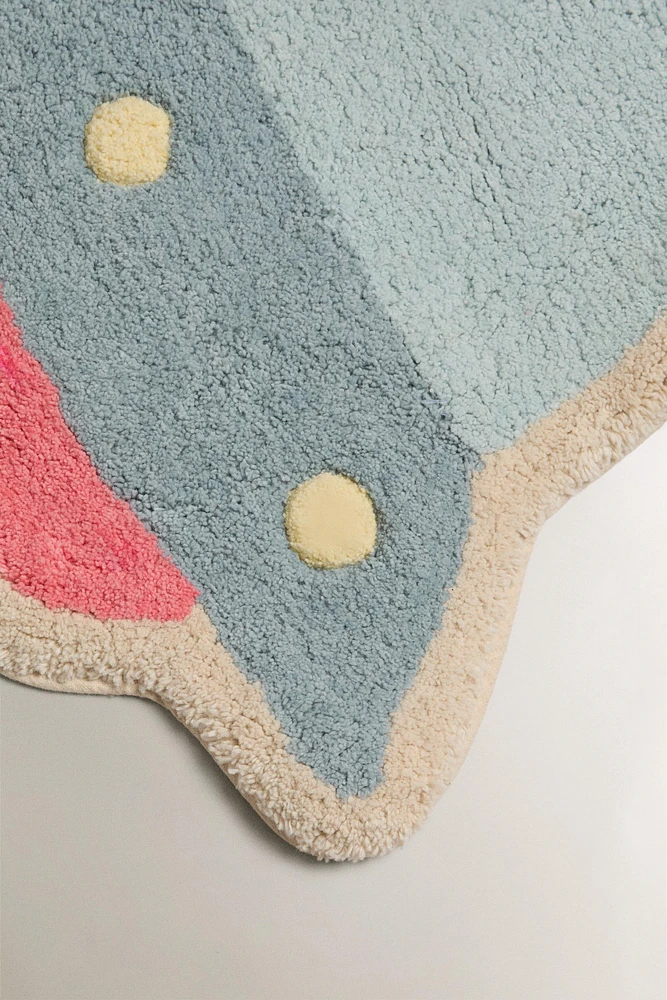 TAPIS DE BAIN ENFANT SOUCOUPE VOLANTE