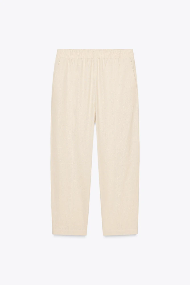 LINEN BALLOON PANTS