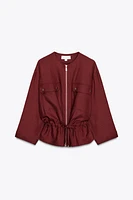 LINEN SAFARI JACKET