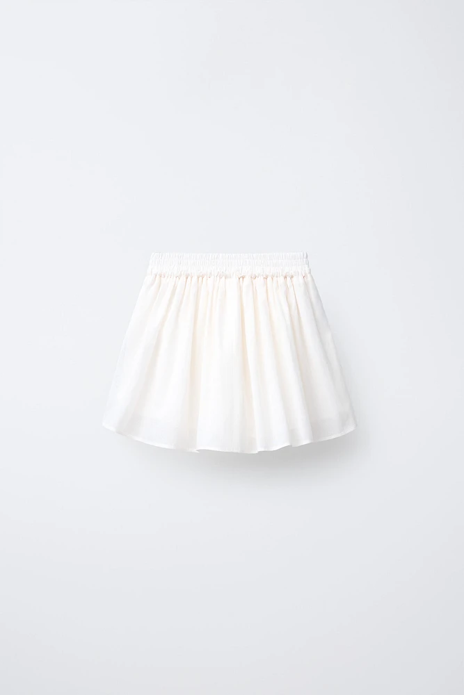 JUPE-SHORT BERMUDA IMPRIMÉE FLEURS