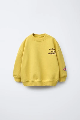 PATCH PRINT SWEATSHIRT