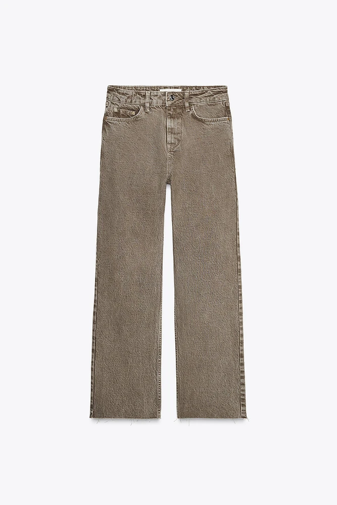 Z1975 HIGH-WAISTED STRAIGHT ANKLE JEANS