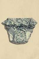 CHILDREN’S TROPICAL FLORAL RUFFLED BEACH BIKINI BOTTOMS