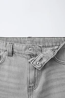 WIDE FIT DENIM SHORTS