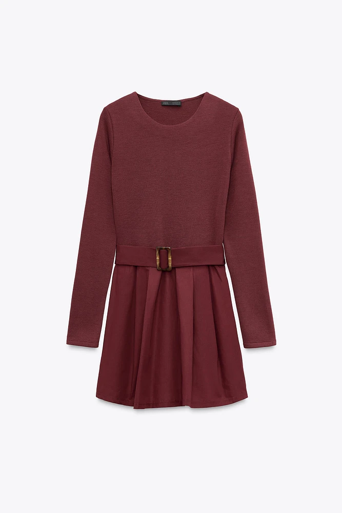 ROBE BIMATIÈRE AVEC CEINTURE