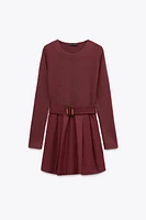 ROBE BIMATIÈRE AVEC CEINTURE