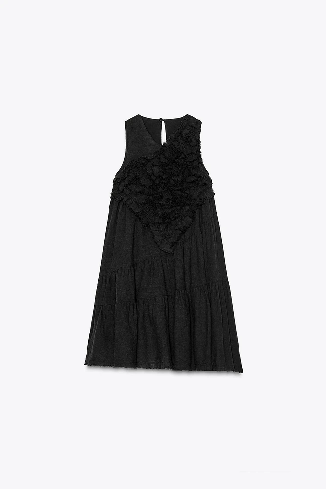 PANELED FULL CUT DRESS X FANGLU LIN